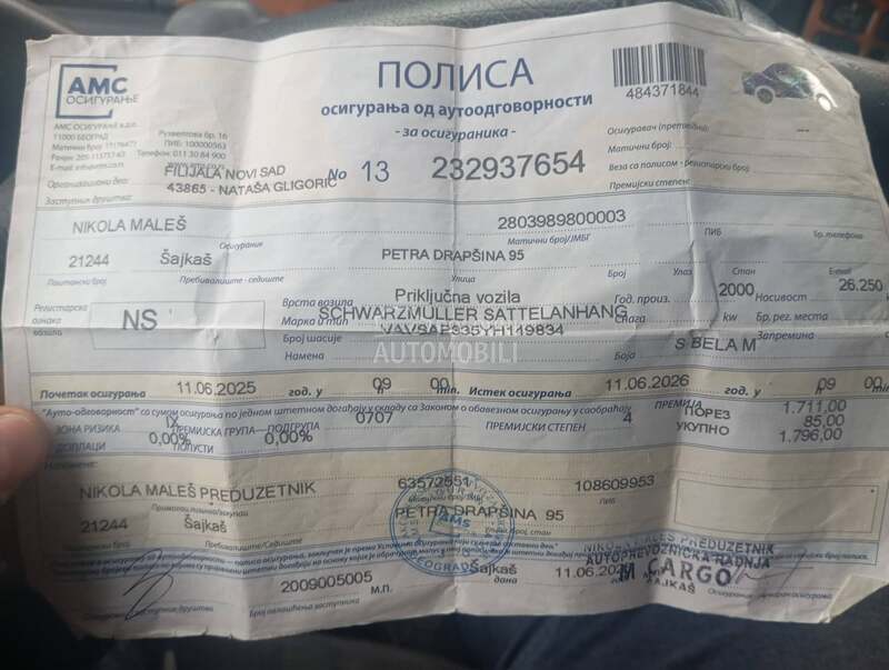 Schwarzmuller Sattelanhang