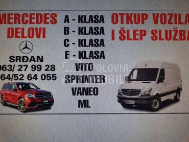 Mercedes Delovi za Mercedes Benz C Klasa, E Klasa od 2002. do 2009. god.