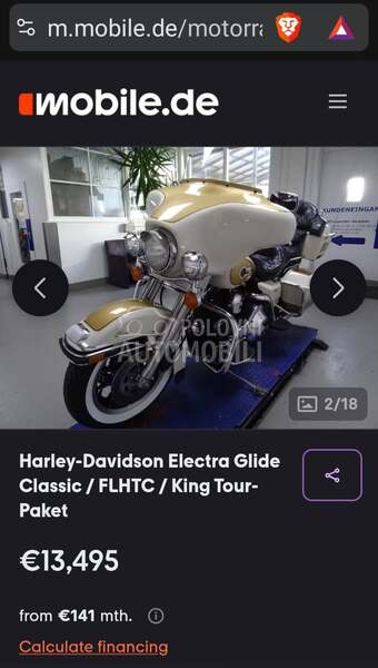 Harley Davidson jubilarna serija tjuniran