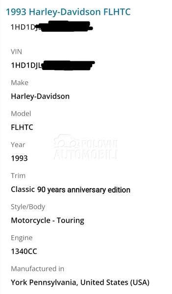 Harley Davidson jubilarna serija tjuniran