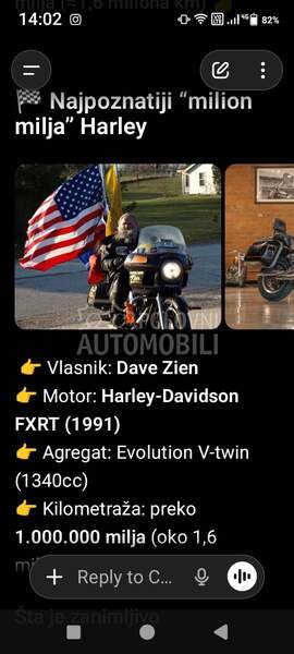 Harley Davidson jubilarna serija tjuniran