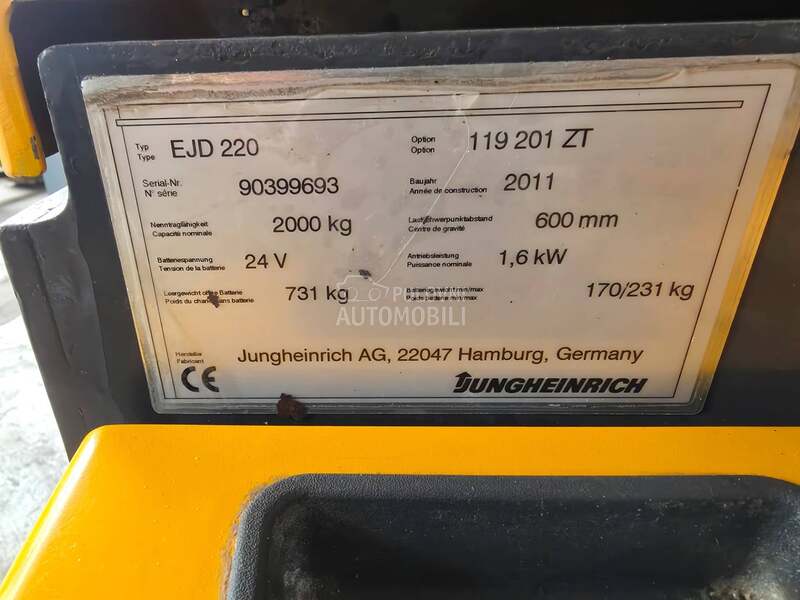 Jungheinrich Ejd 220