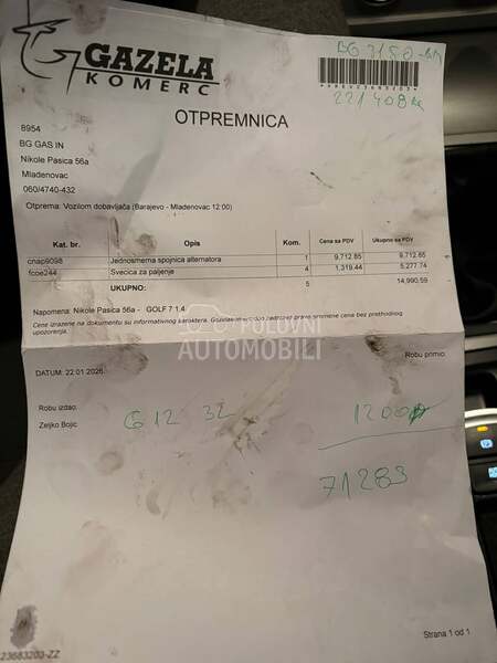 Volkswagen Golf 7 1.4 TGI