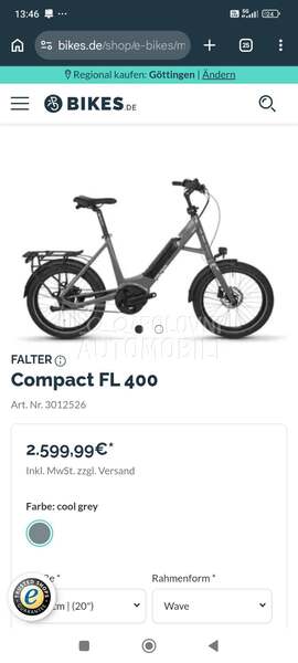 Falter Fl 400 samo 190 km