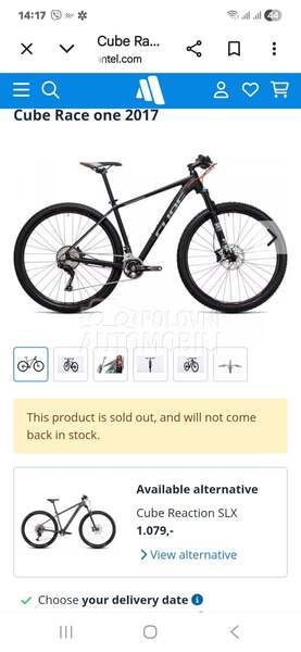 Cube Race one XT SLX FOX