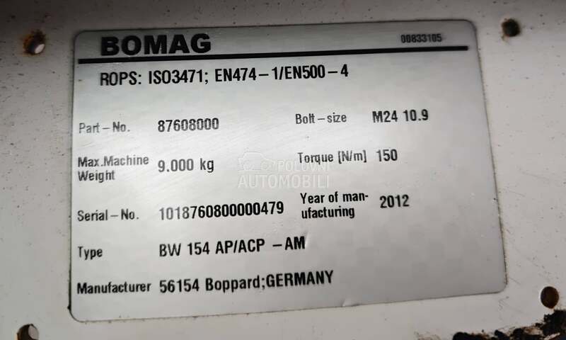 BOMAG BW 154 AP4 AM