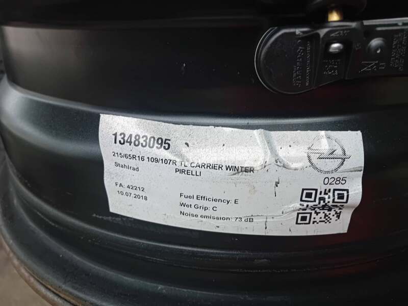 Čelične felne  16" 5 x 114.3