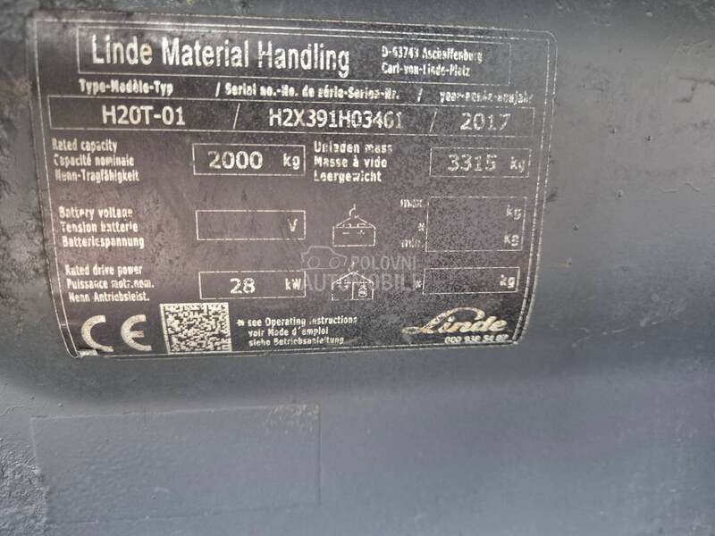 Linde H 20 Triplex