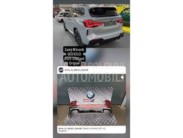 Zadnji M branik G01 za BMW X3 od 2018. do 2024. god.