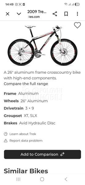 Trek 8000 XT SLX REBA vel.L