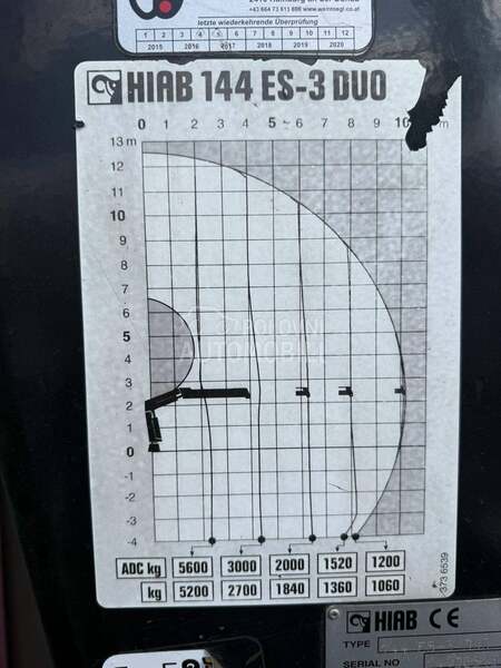 MAN TGA 26.410 KIPER KRAN
