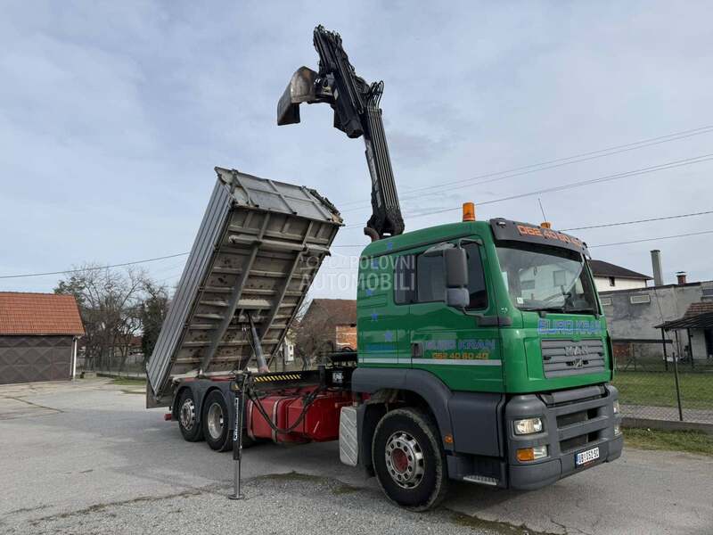 MAN TGA 26.410 KIPER KRAN