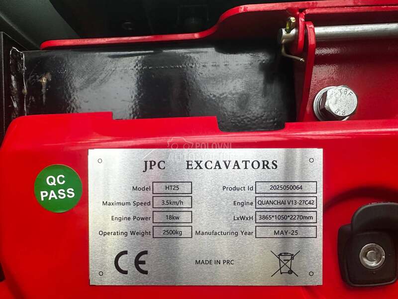 JCB Jpc HT 25
