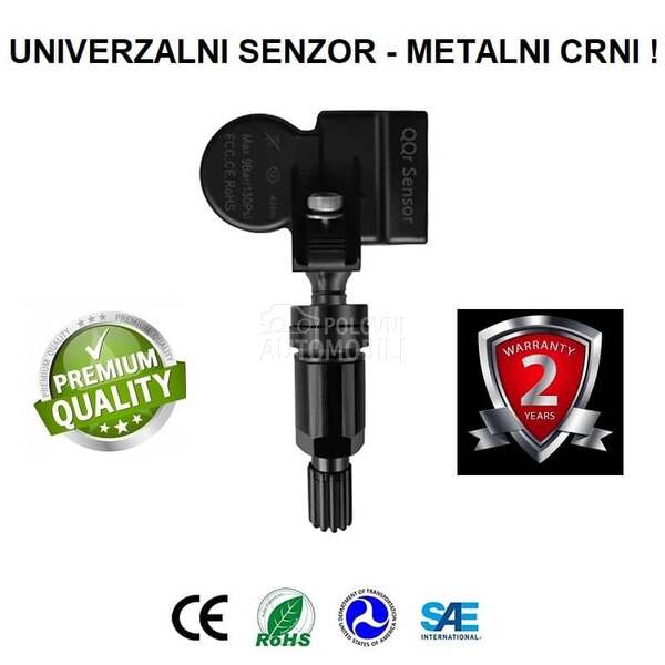TPMS SENZOR - UNIVERZALNI CRNI