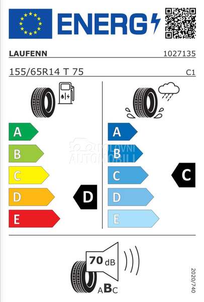 Laufenn 155/65 R14 Letnja