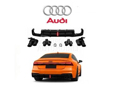Difuzor S-line RS LED za Audi A7 od 2020. do 2025. god.