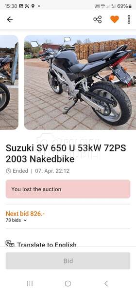 Suzuki SV650 A2