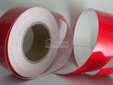 Reflektujuća traka crvena 25m