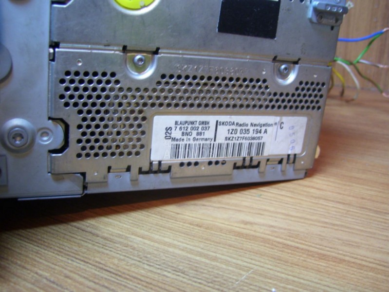 Skoda Fabricki cd navi