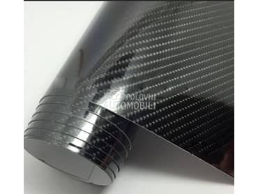 5D sjajna karbon folija 152cm  