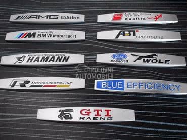 Znakovi za krilo vise modela za Audi 