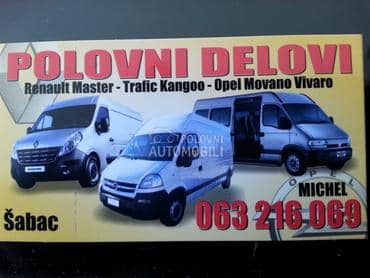 master 2.2-2.5dci delovi