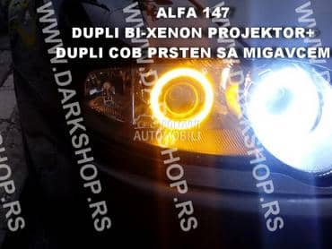 Far bixenon sa cob ringom za Alfa Romeo 147