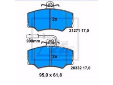 Plocice za Alfa Romeo 33