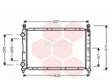 Hladnjak vode za Alfa Romeo 145