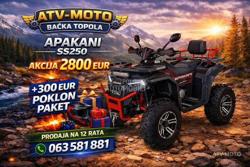 Tao Motor 200cc 10modela imamo