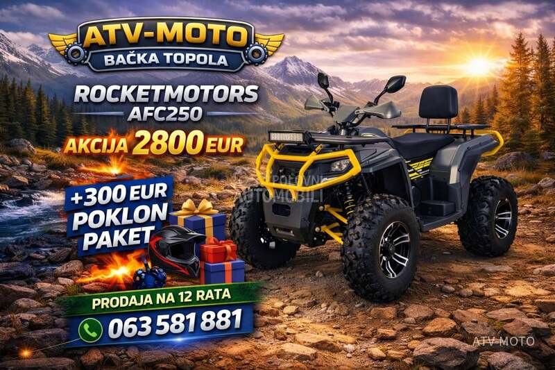 Tao Motor 200cc 10modela imamo