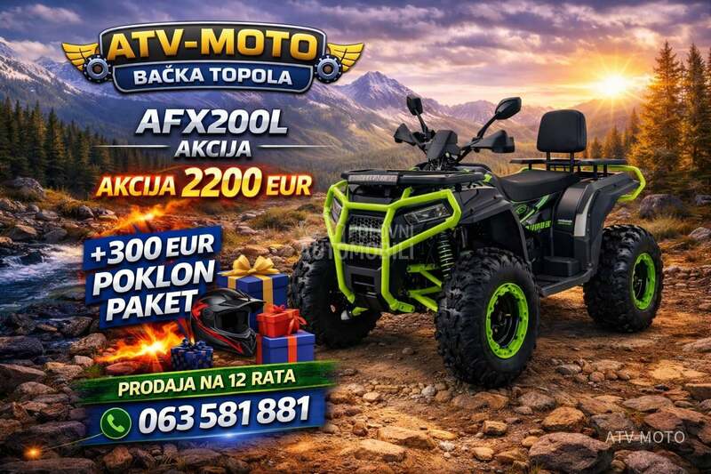 Tao Motor 200cc 10modela imamo