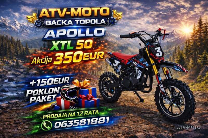 Apollo 125 i 150cc 300e poklona