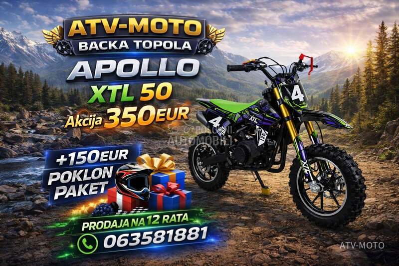 Apollo 125 i 150cc 300e poklona