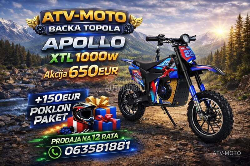 Apollo 125 i 150cc 300e poklona